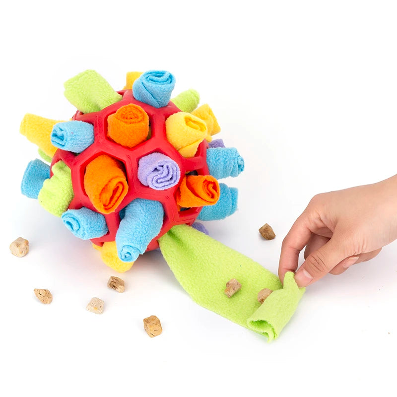 Interactive Treat Dispensing Dog Toy Ball