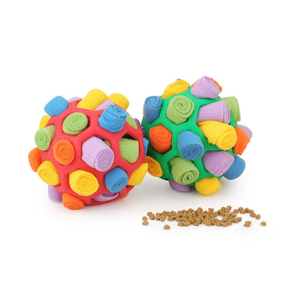 Interactive Treat Dispensing Dog Toy Ball