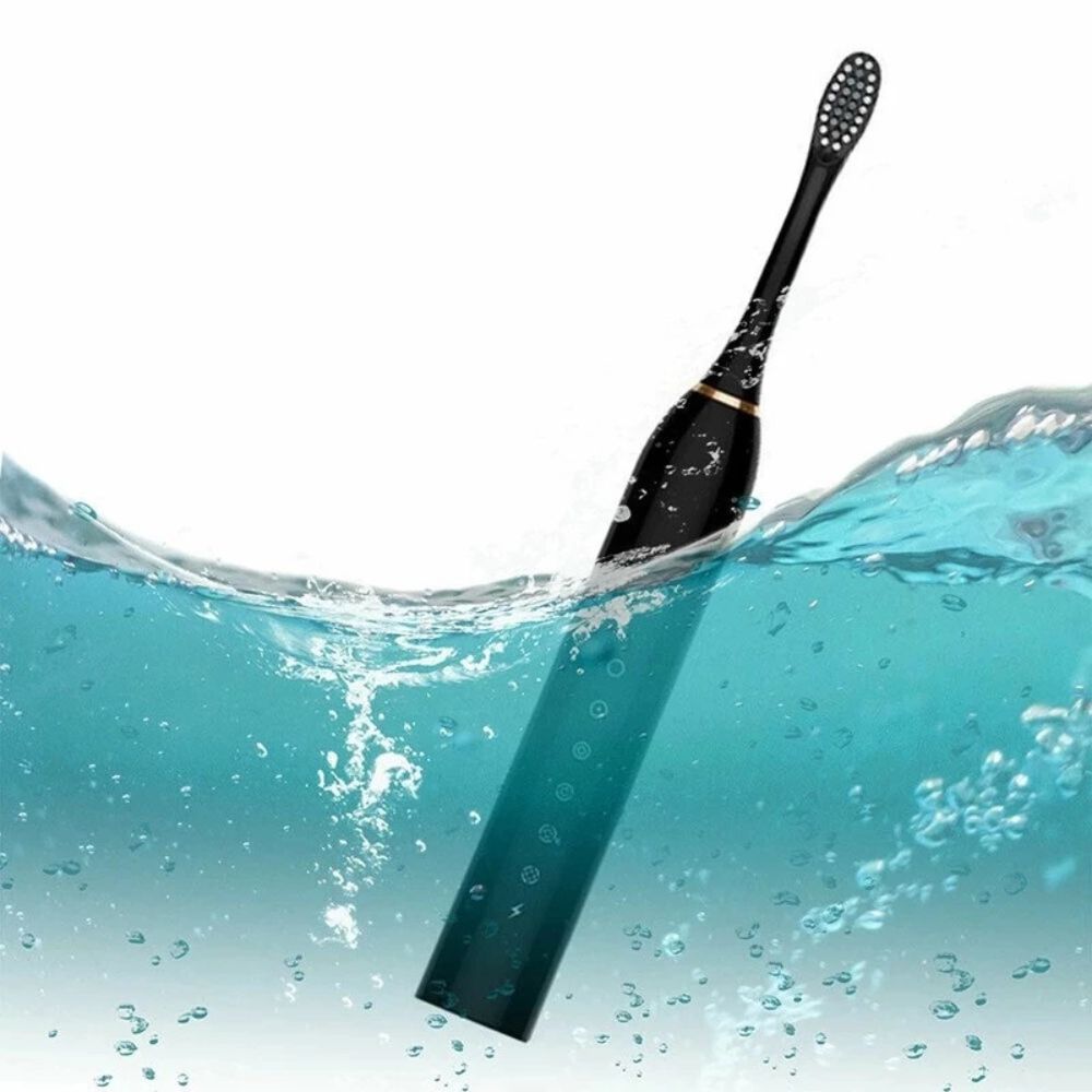 Waterproof USB Rechargeable Electric Toothbrush, 6 Modes