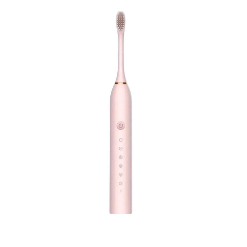 Waterproof USB Rechargeable Electric Toothbrush, 6 Modes