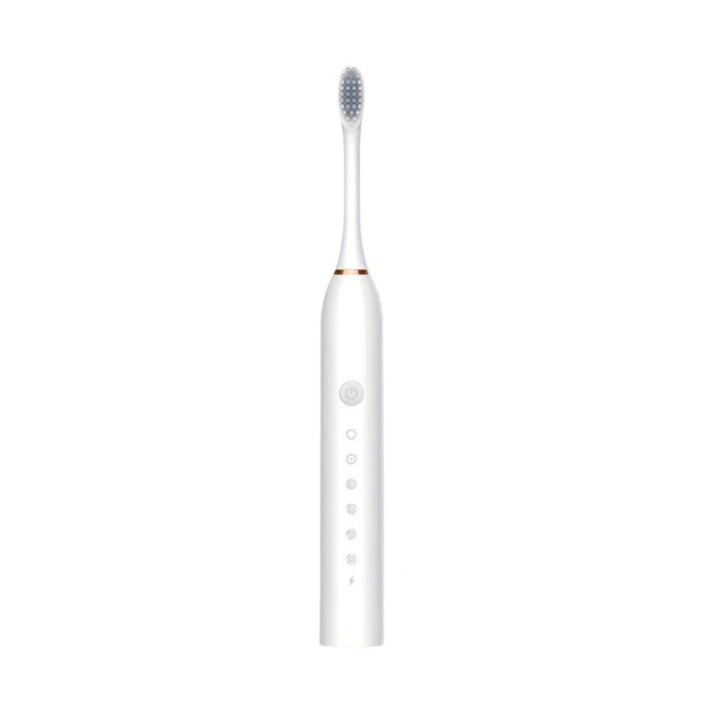 Waterproof USB Rechargeable Electric Toothbrush, 6 Modes
