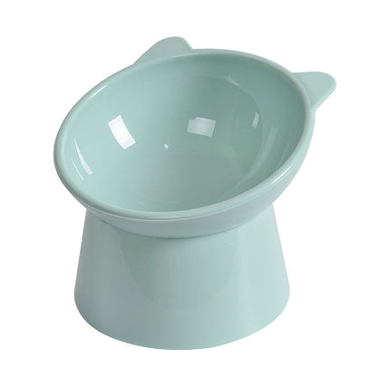 Elevated Anti-Slip Cat Bowl 45° Tilt for Pet Health
