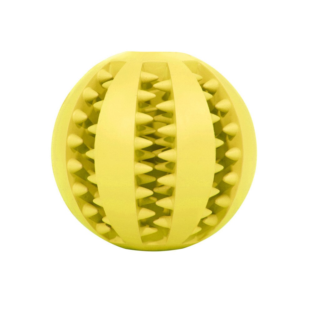 Dental Cleaning Pet Ball Toy with Treat Dispenser, 6cm