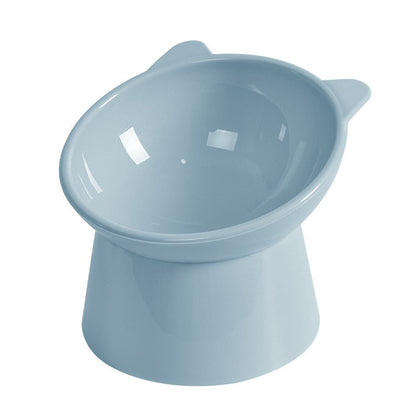 Elevated Anti-Slip Cat Bowl 45° Tilt for Pet Health