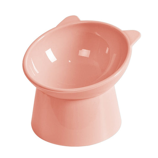 Elevated Anti-Slip Cat Bowl 45° Tilt for Pet Health