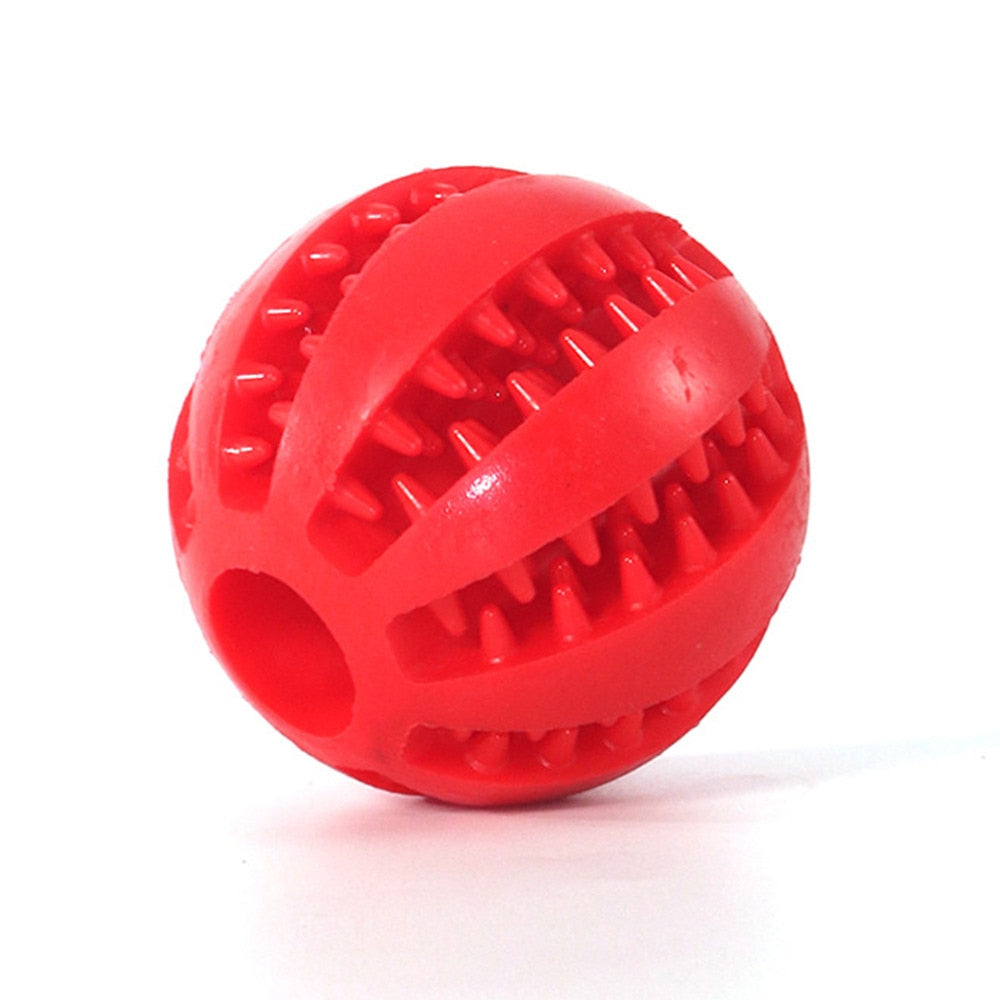 Dental Cleaning Pet Ball Toy with Treat Dispenser, 6cm