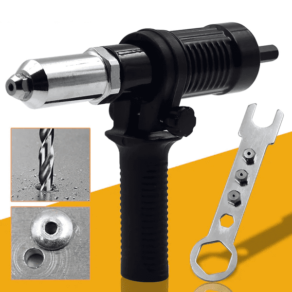 Universal Riveting Kit for Drill and Screwdriver