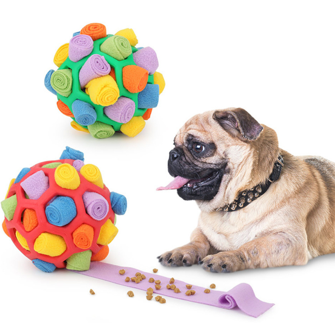 Interactive Treat Dispensing Dog Toy Ball