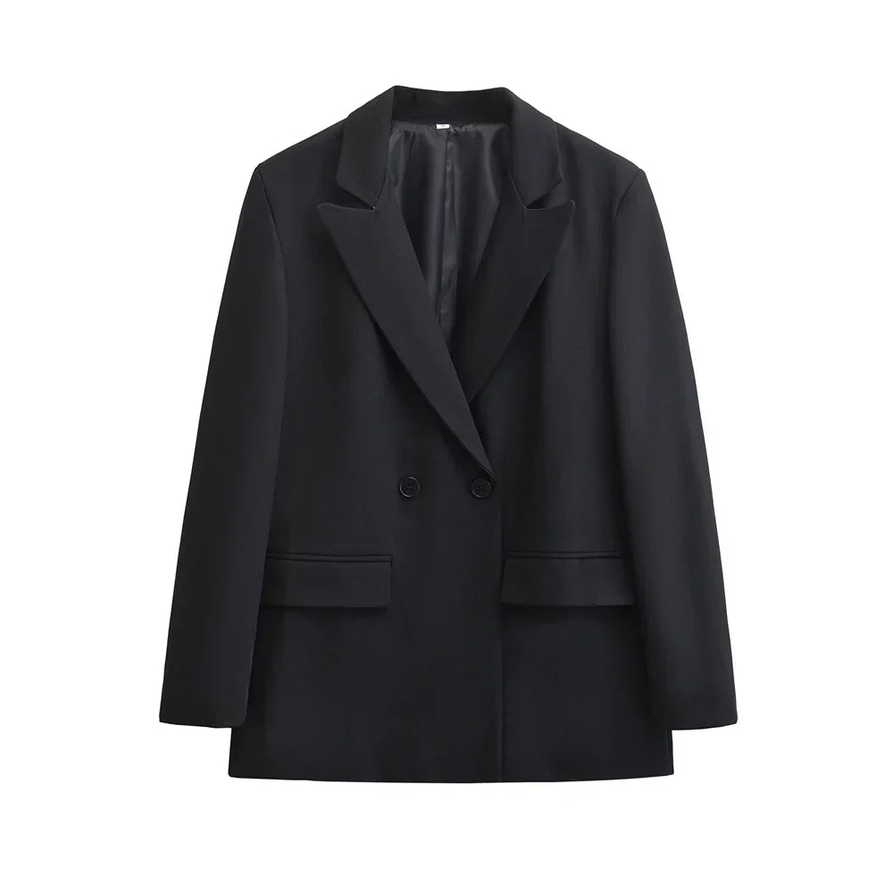 PowerEdge – Women’s Double-Breasted Office Blazer
