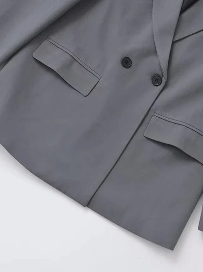 PowerEdge – Women’s Double-Breasted Office Blazer