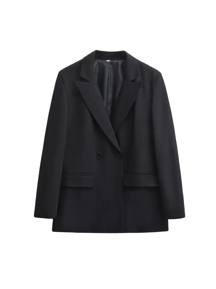 PowerEdge – Women’s Double-Breasted Office Blazer