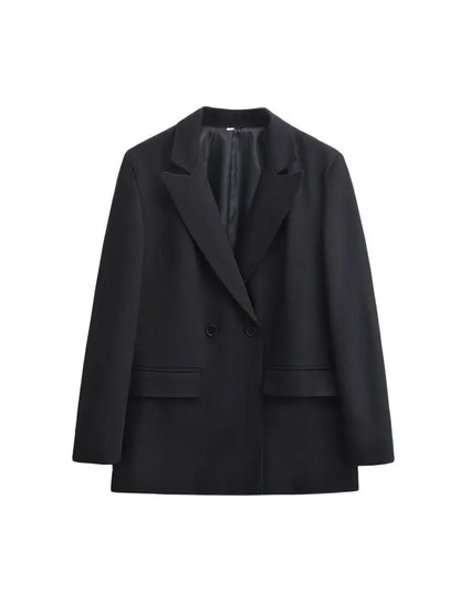 PowerEdge – Women’s Double-Breasted Office Blazer