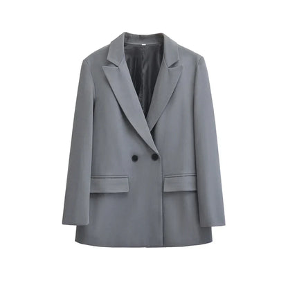 PowerEdge – Women’s Double-Breasted Office Blazer