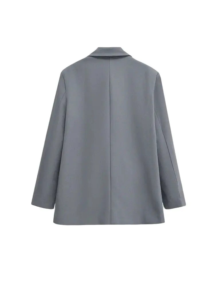 PowerEdge – Women’s Double-Breasted Office Blazer