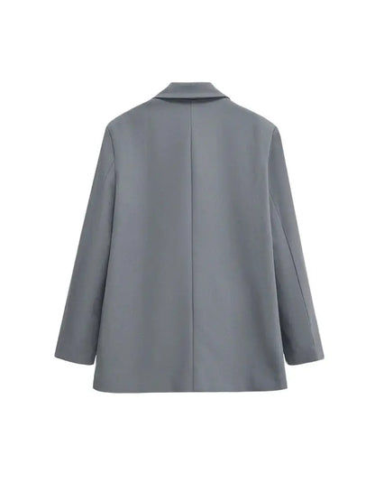 PowerEdge – Women’s Double-Breasted Office Blazer
