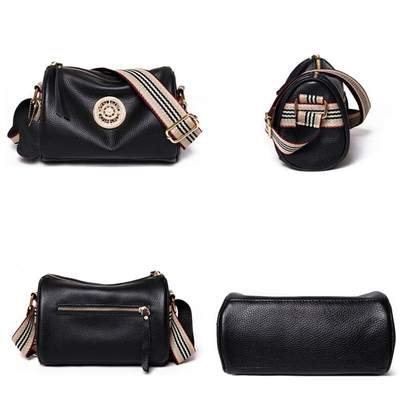 Elegant Genuine Leather Women's Handbag - Multiple Colors