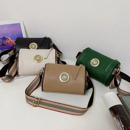 Elegant Genuine Leather Women's Handbag - Multiple Colors