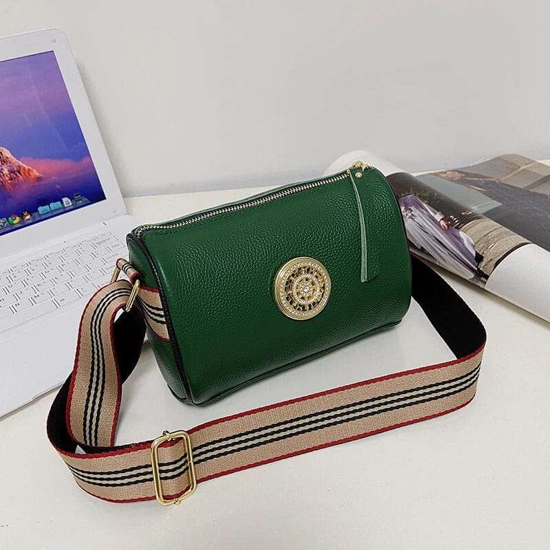 Elegant Genuine Leather Women's Handbag - Multiple Colors