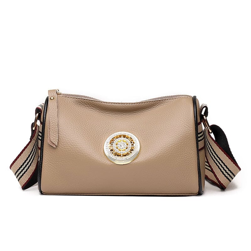 Elegant Genuine Leather Women's Handbag - Multiple Colors