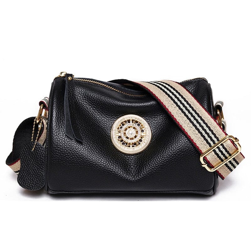 Elegant Genuine Leather Women's Handbag - Multiple Colors