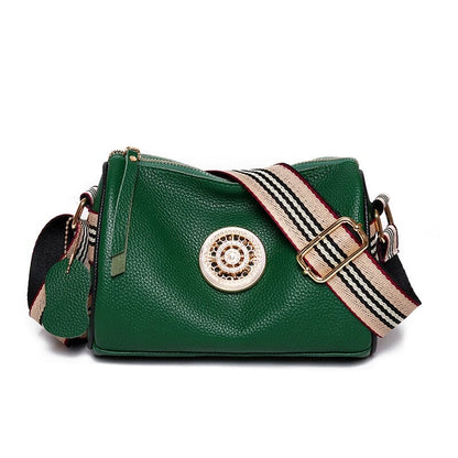Elegant Genuine Leather Women's Handbag - Multiple Colors