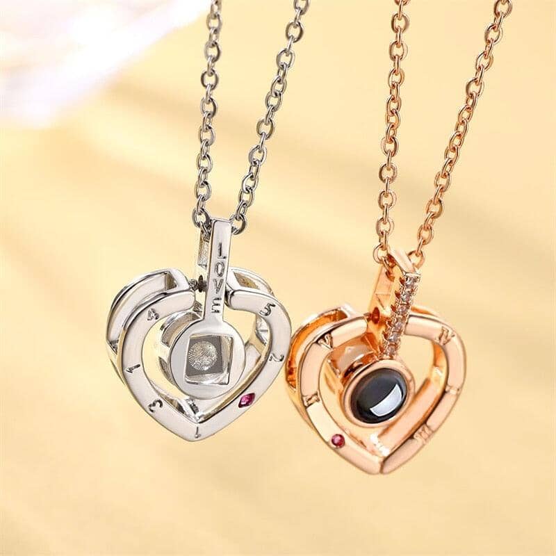 I Love You in 100 Languages Pendant Necklace