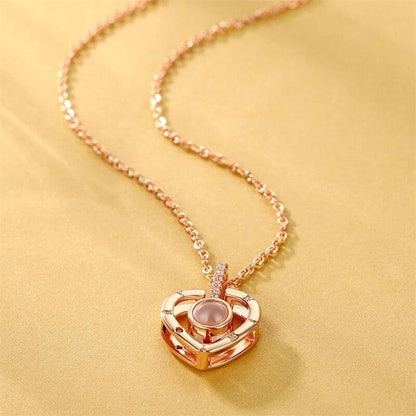 I Love You in 100 Languages Pendant Necklace