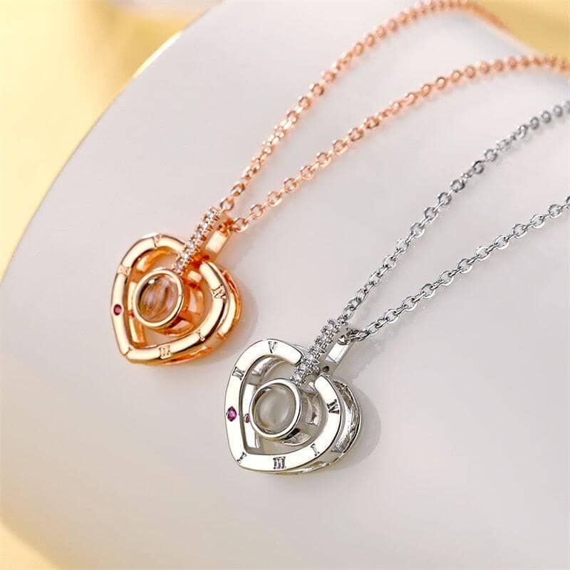 I Love You in 100 Languages Pendant Necklace