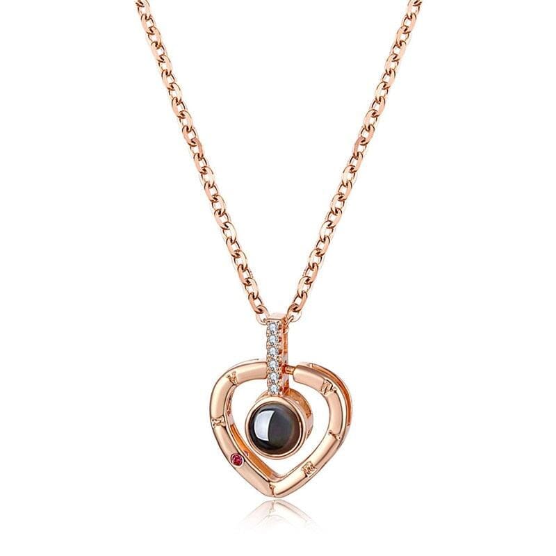 I Love You in 100 Languages Pendant Necklace