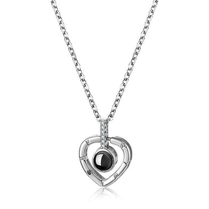 I Love You in 100 Languages Pendant Necklace