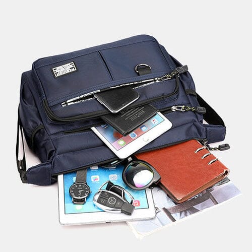 Waterproof Men's Shoulder Backpack - Large Capacity