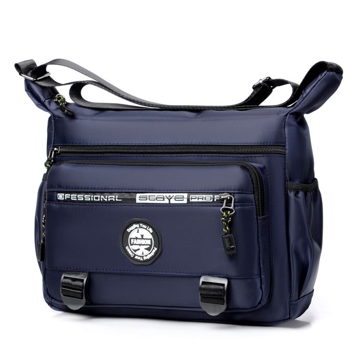 Waterproof Men's Shoulder Backpack - Large Capacity