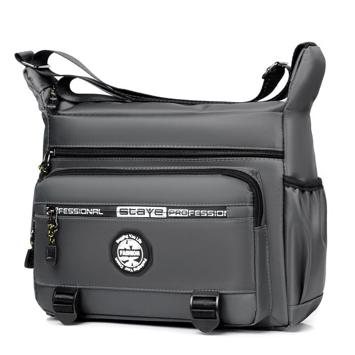 Waterproof Men's Shoulder Backpack - Large Capacity