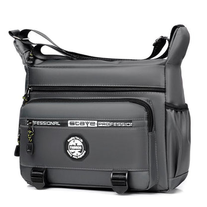 Waterproof Men's Shoulder Backpack - Large Capacity