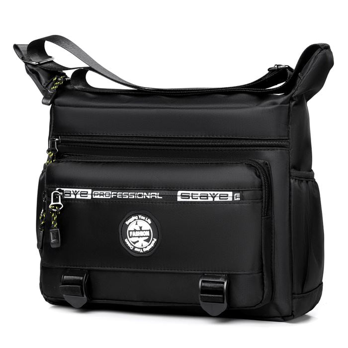 Waterproof Men's Shoulder Backpack - Large Capacity