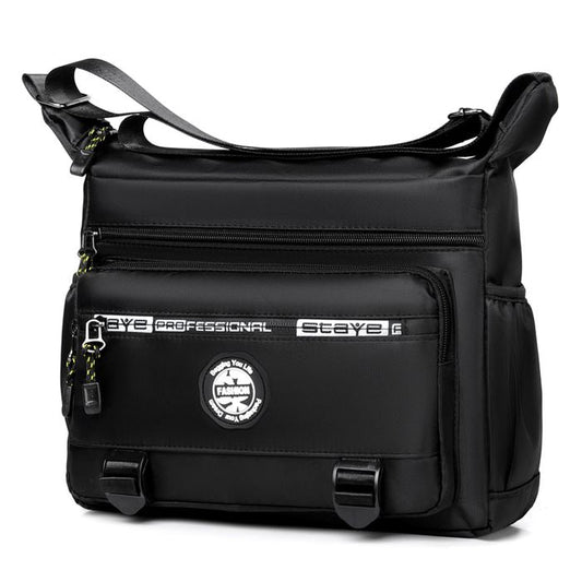 Waterproof Men's Shoulder Backpack - Large Capacity
