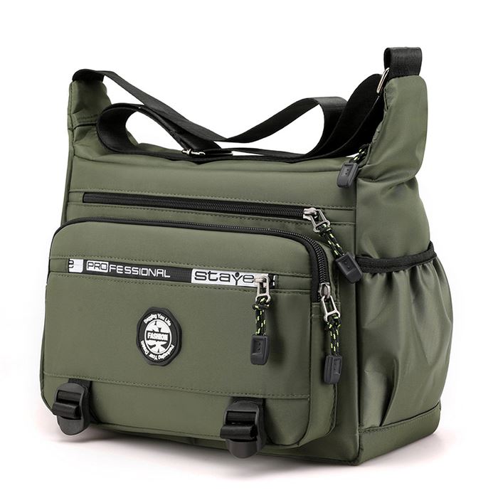 Waterproof Men's Shoulder Backpack - Large Capacity