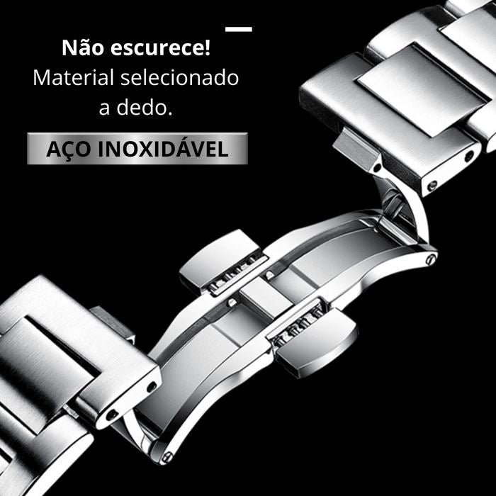 Fusion Luxury Men's Watch: Elegant & Waterproof