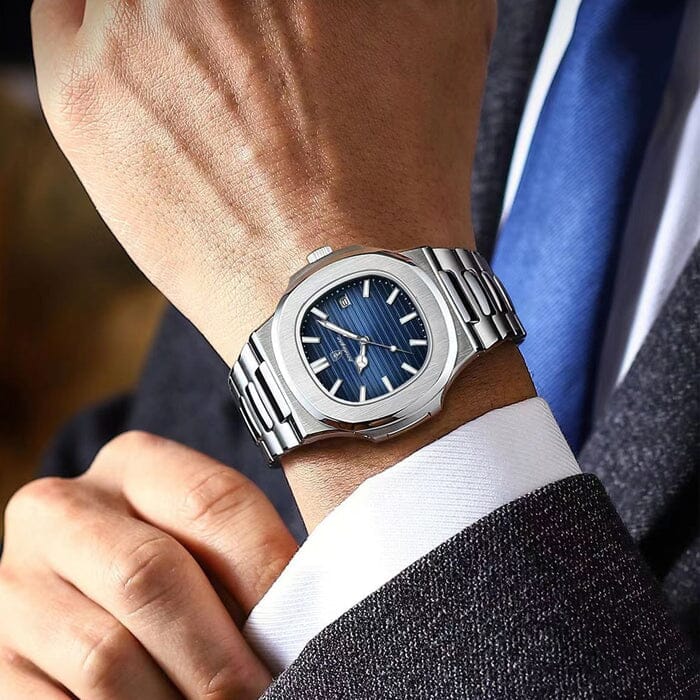 Fusion Luxury Men's Watch: Elegant & Waterproof
