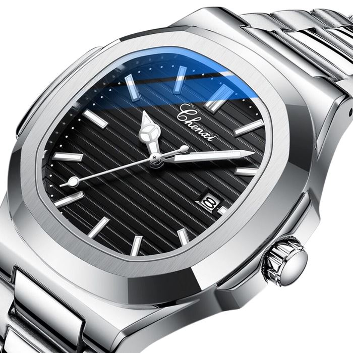 Fusion Luxury Men's Watch: Elegant & Waterproof