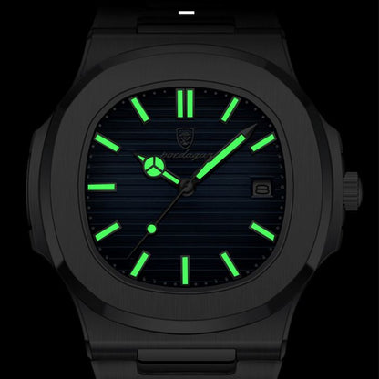 Fusion Luxury Men's Watch: Elegant & Waterproof