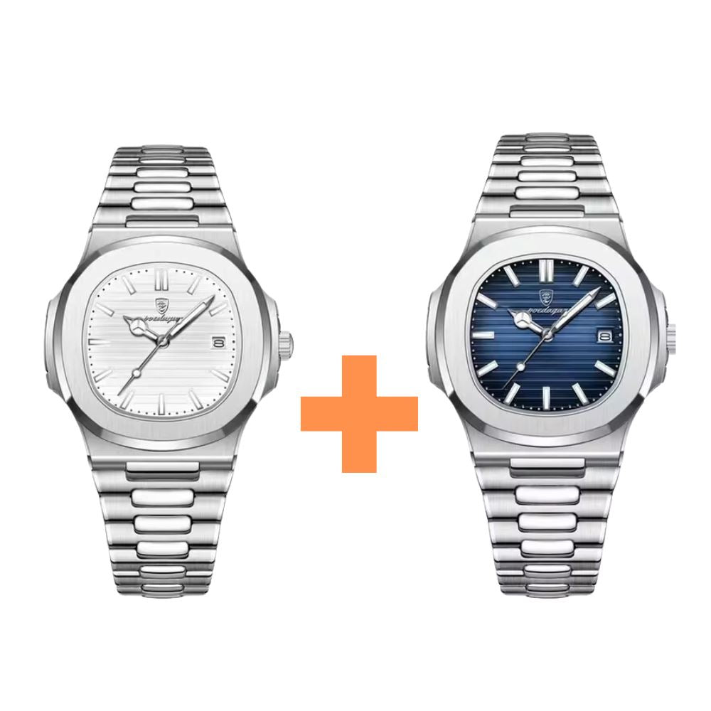 Fusion Luxury Men's Watch: Elegant & Waterproof