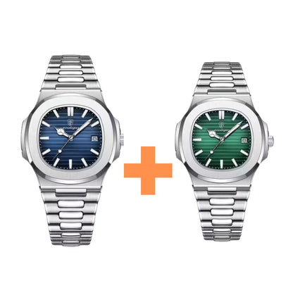 Fusion Luxury Men's Watch: Elegant & Waterproof
