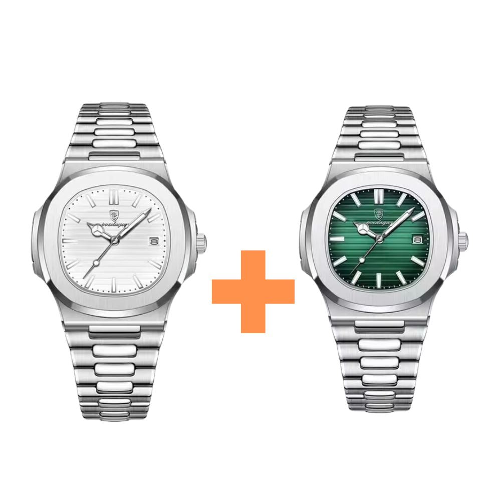 Fusion Luxury Men's Watch: Elegant & Waterproof