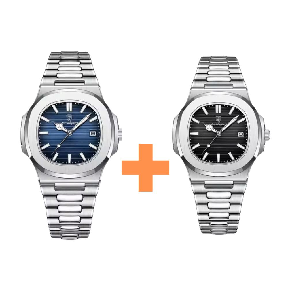 Fusion Luxury Men's Watch: Elegant & Waterproof