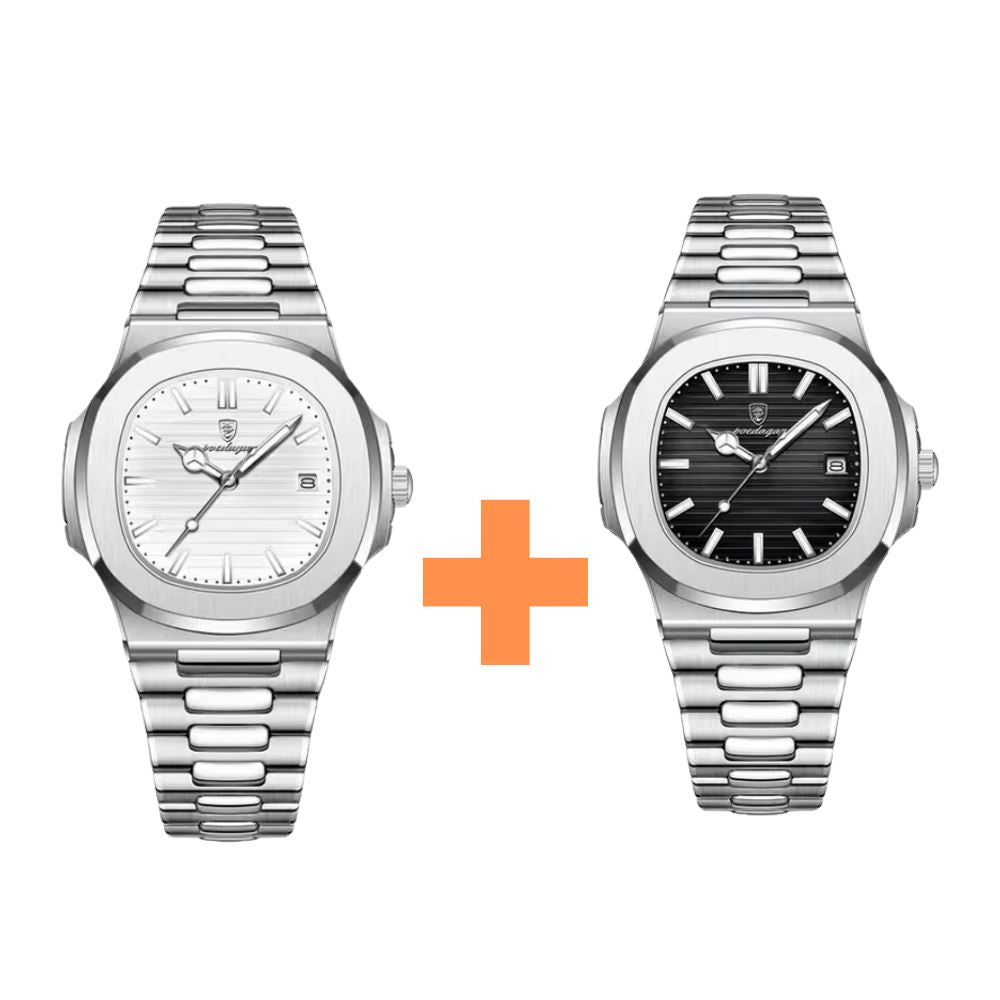 Fusion Luxury Men's Watch: Elegant & Waterproof