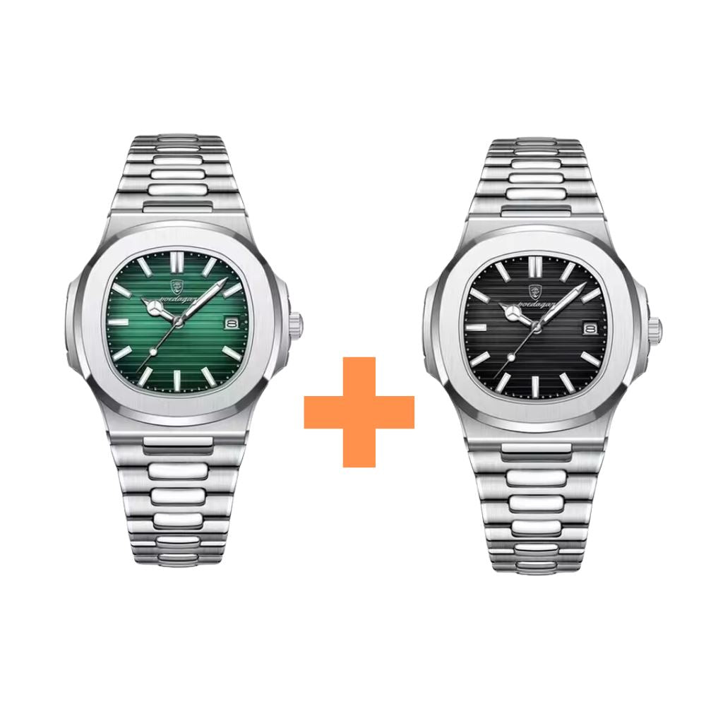Fusion Luxury Men's Watch: Elegant & Waterproof