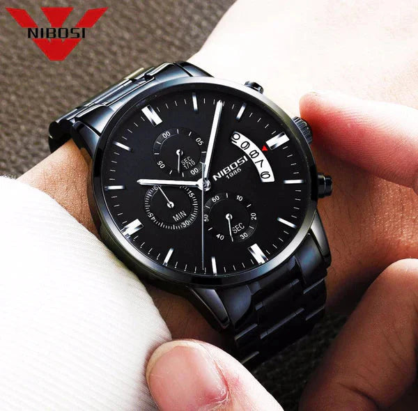 Luxury Waterproof Stainless Steel Men's Watch