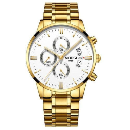 Luxury Waterproof Stainless Steel Men's Watch