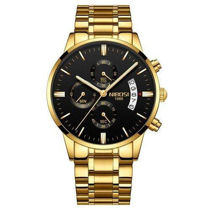 Luxury Waterproof Stainless Steel Men's Watch